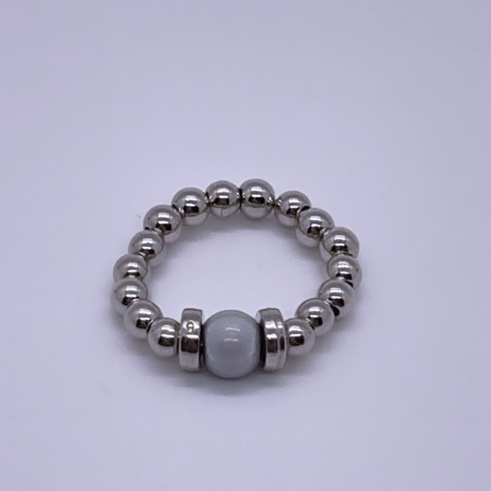 NWT Wool + Pepper Co. Iridescent & Silver Ring - Picture 4 of 6